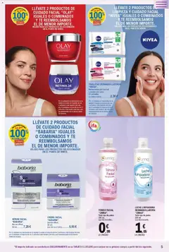Vista previa E.Leclerc Resalta tu belleza válido desde el 20.05.2026 | Página: 5 | Productos: Sérum, Leche, Crema facial, Té