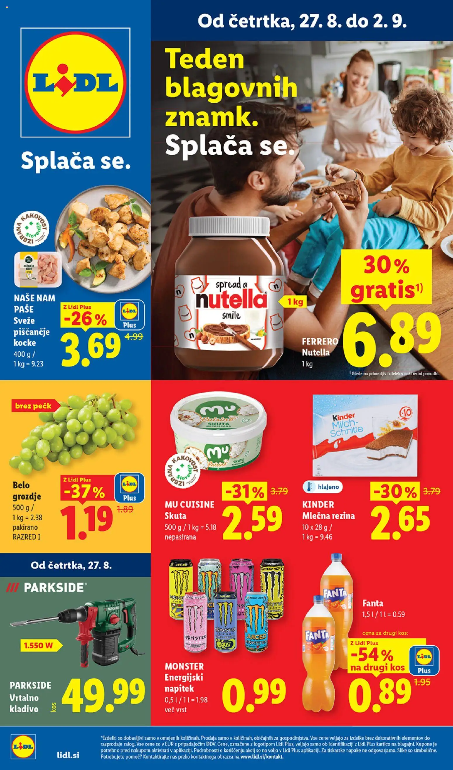 Novi Lidl katalog ponudbe – veljaven od 27.08.2026 | Stran: 1
