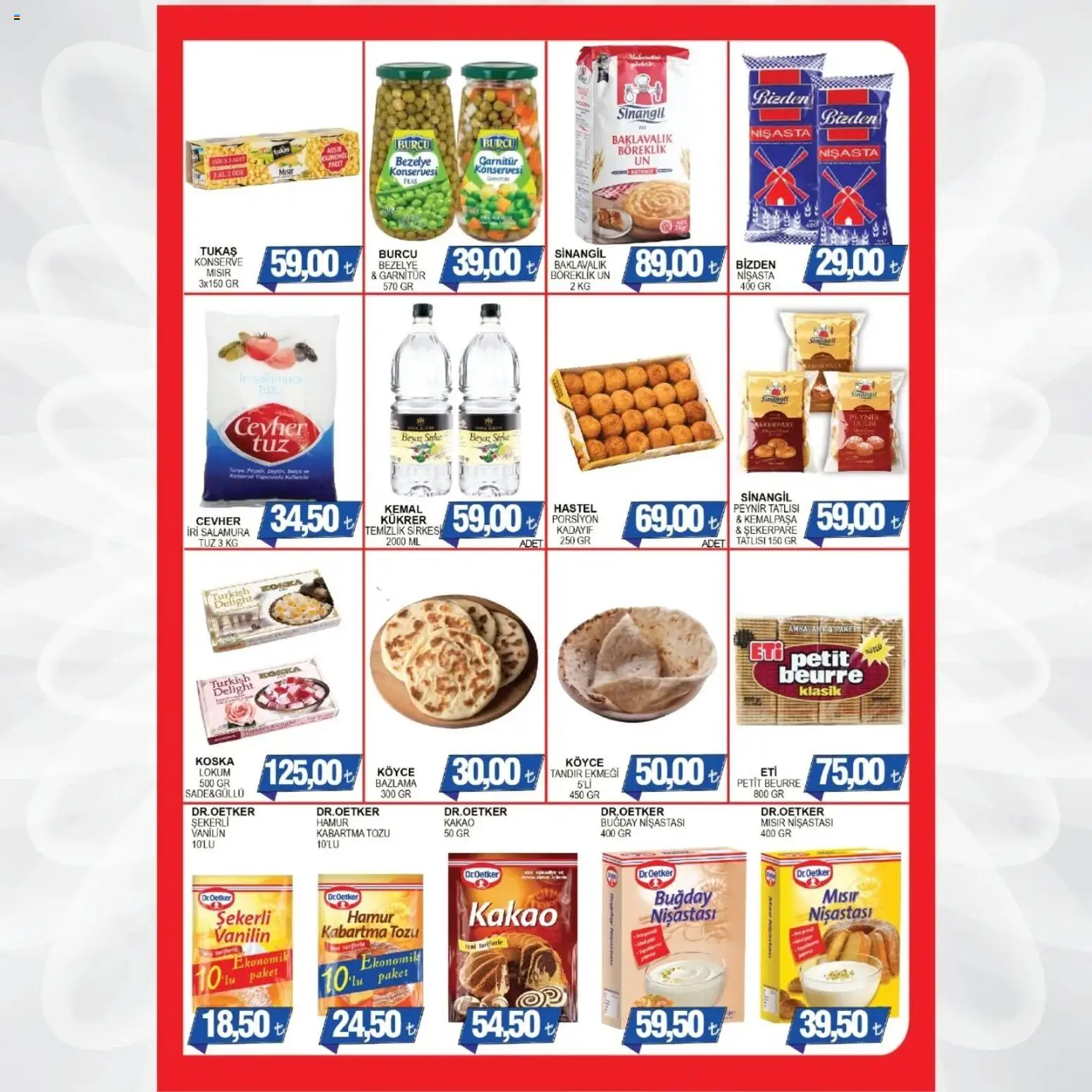 Furpa Katalog - 22.05.2026 tarihinden itibaren geçerlidir | Sayfa: 4 | Ürünler: Peynir, Sirke, Tuz, Bezelye