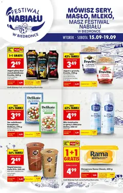 Pogląd oferty "Biedronka gazetka - Festiwal nabiału" - ważna od 15.09.2026