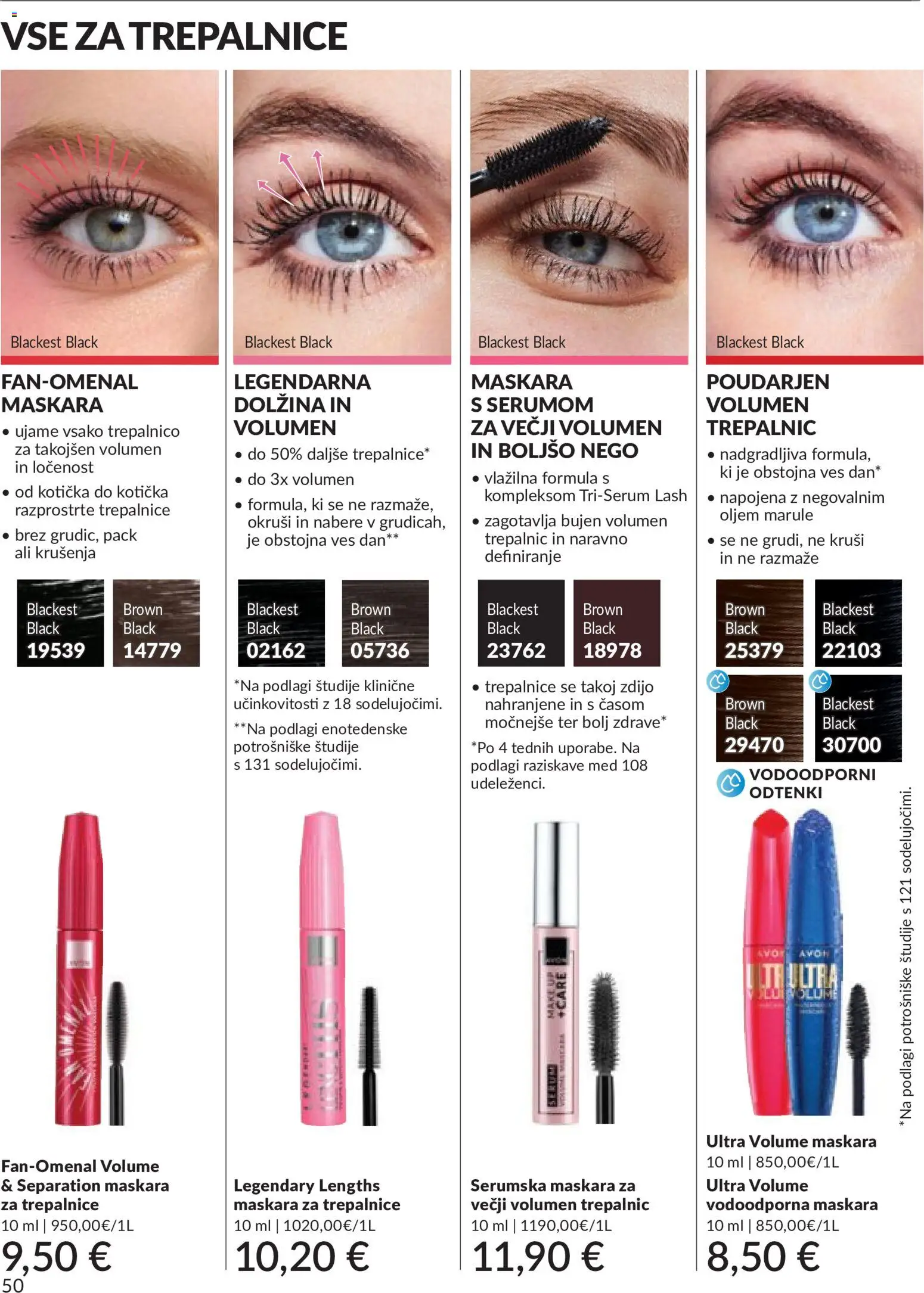 Novi Avon katalog ponudbe – veljaven od 01.06.2026 | Stran: 50 | Izdelki: Maskara