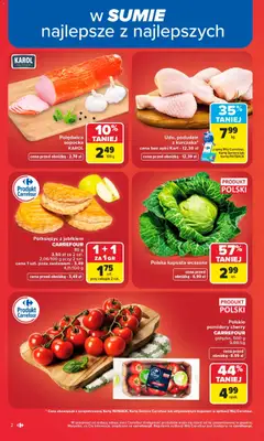 Pogląd oferty "Carrefour gazetka" - ważna od 15.06.2026 | Strona: 4 | Produkty: Kapusta, Karta, Pomidory