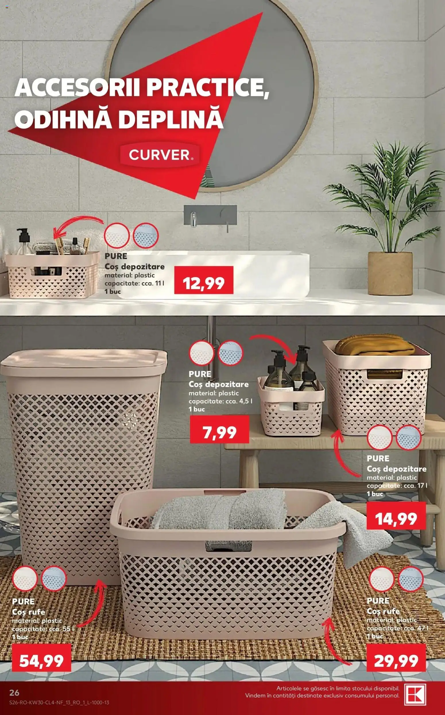 Noul catalog Kaufland – valabil de la 22.07.2026 | Pagină: 26 | Produse: Coș