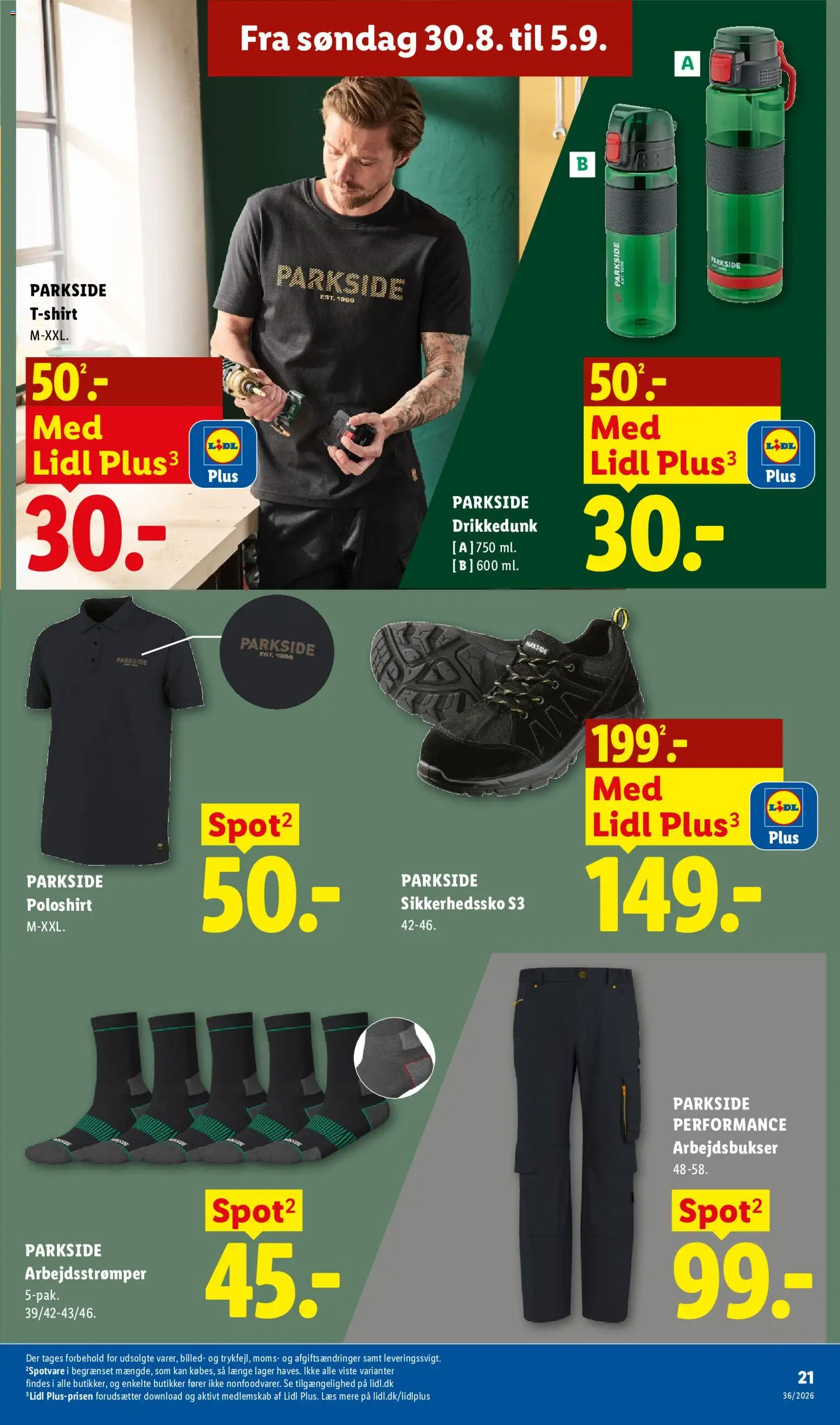 Lidl tilbudsavis – gyldig fra 30/08/2026 | Side: 7 | Produkter: T-shirt, Søm, Polo Shirt