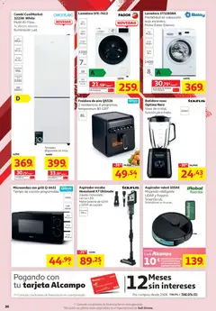 Vista previa Alcampo -  HP Unico válido desde el 16.06.2026 | Página: 20 | Productos: Lavadora, Batidora, Galette de chaise, Aspirador