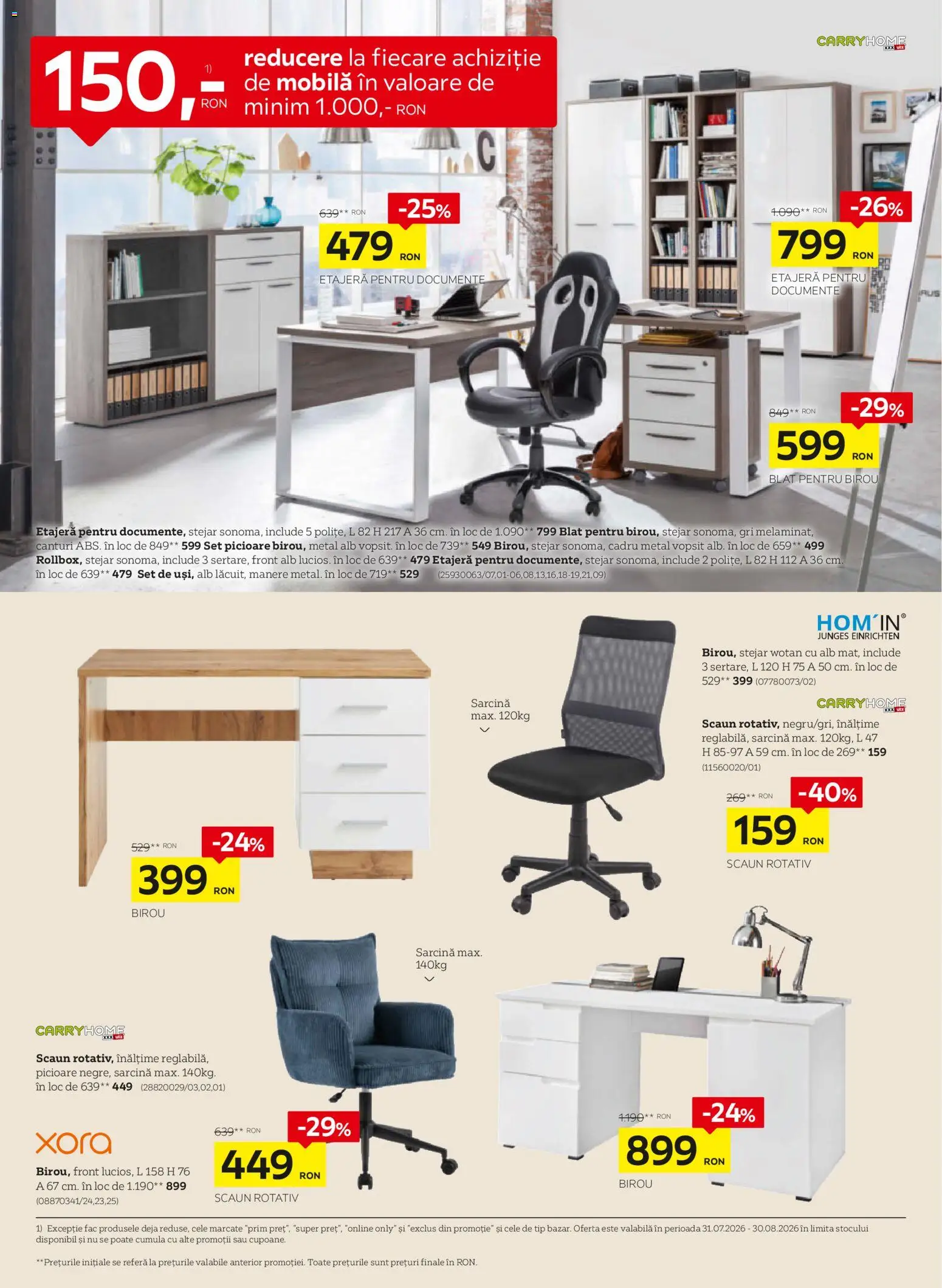 Noul catalog XXXLutz – valabil de la 03.08.2026 | Pagină: 4 | Produse: Çikolatalı gofret, Scaun, Etajeră