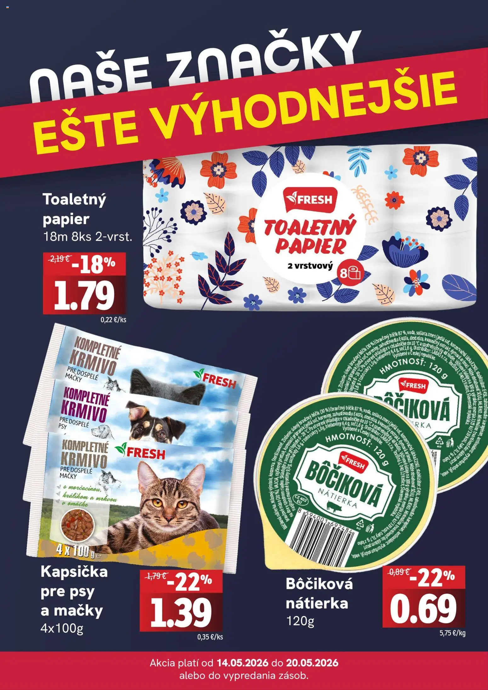 Nové Fresh akcie – leták je platný od 14.05.2026 | Strana: 4