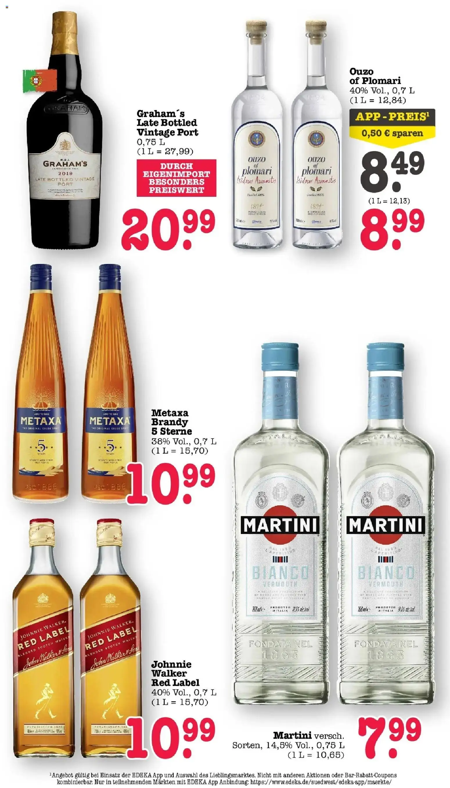 Marktkauf Prospekt Wörth Am Rhein (ab 07.09.2026) » Angebote online | Seite: 45 | Produkte: Whisky, Ouzo, Metaxa, Ouzo plomari