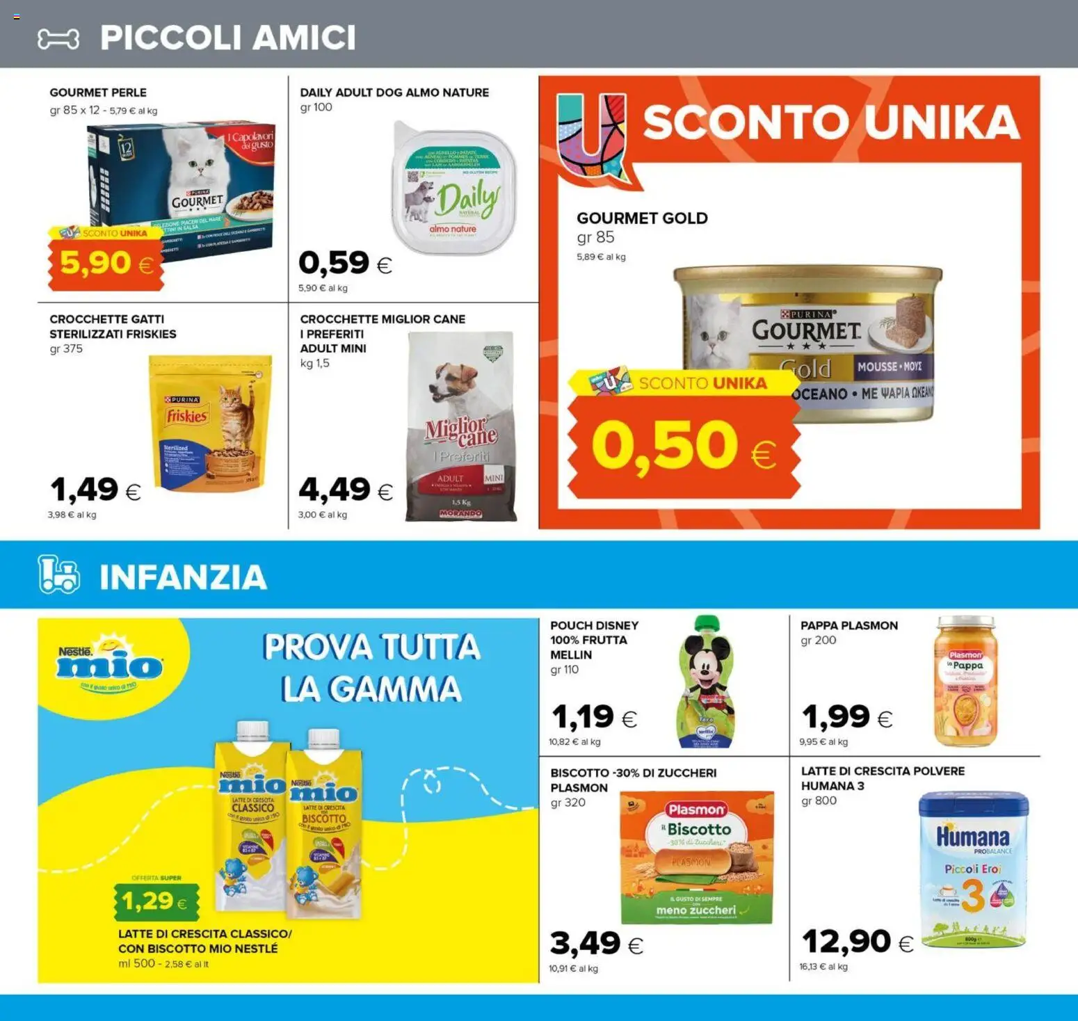 Volantino Oasi del 04.06.2026 | Pagina: 26 | Prodotti: Frutta, Salsa, Latte, Crocchette