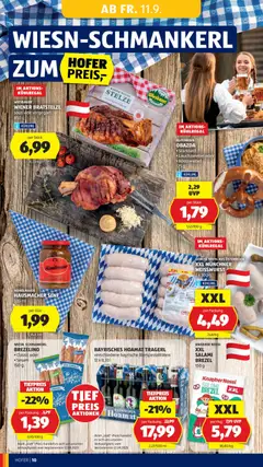 KNABBER NOSSI XXL SALAMI BREZEL, KNABBER NOSSI XXL SALAMI BREZEL 150 g ab 11.09.2026 gültig | Seite: 18