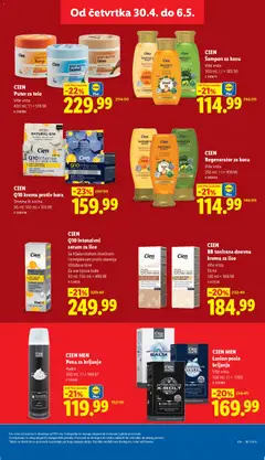 CIEN, Puter za telo, Više vrsta, 400 ml - pregled Lidl kataloga - važi od 30.04.2026 | Strana: 41 | Proizvode: Šampon, Puter, Pena za brijanje, Losion posle brijanja