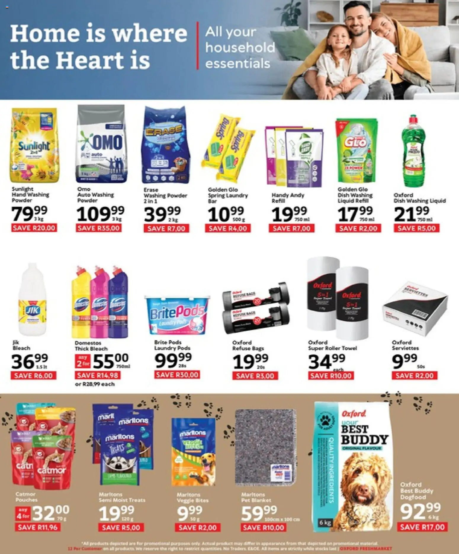 New Oxford Freshmarket catalogue – valid from 02/09/2026 | Page: 13 | Products: Ingredients, Pouches, Bleach, Roller towel