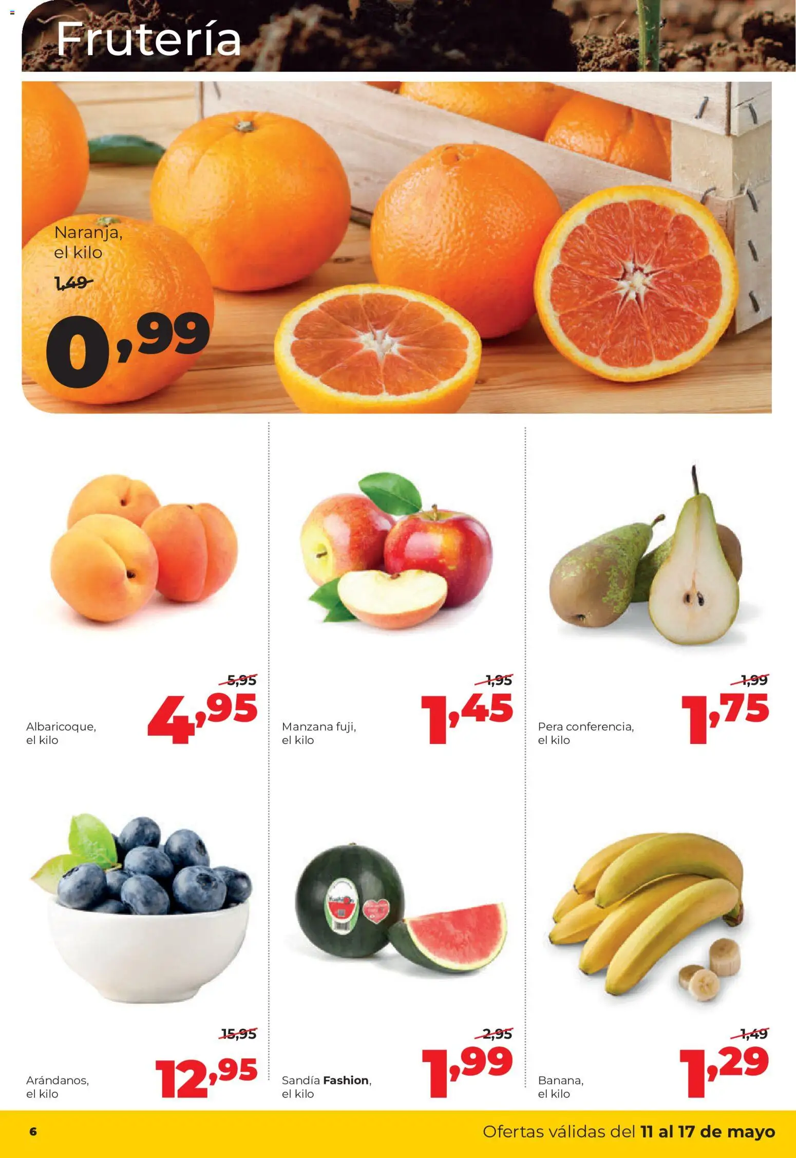 Alimerka folleto Asturias │ válido desde el 11.05.2026 | Página: 6 | Productos: Manzana, Sandía