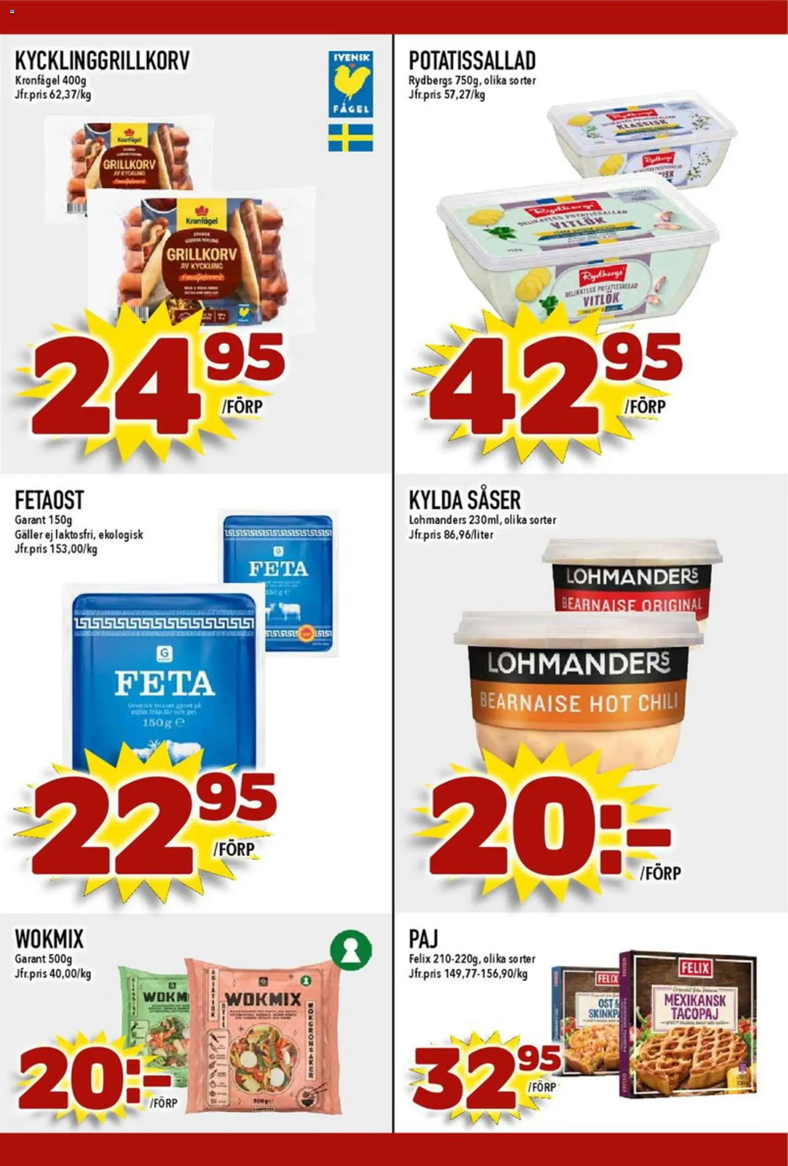 Matdax reklamblad aktuell från 20/07/2026 | Sida: 19 | Produkter: Potatissallad, Galler, Fetaost, Chili