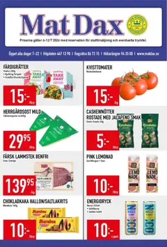 Matdax erbjudanden - Förhandsvisning av reklamblad från butik Matdax aktuell från 06/07/2026