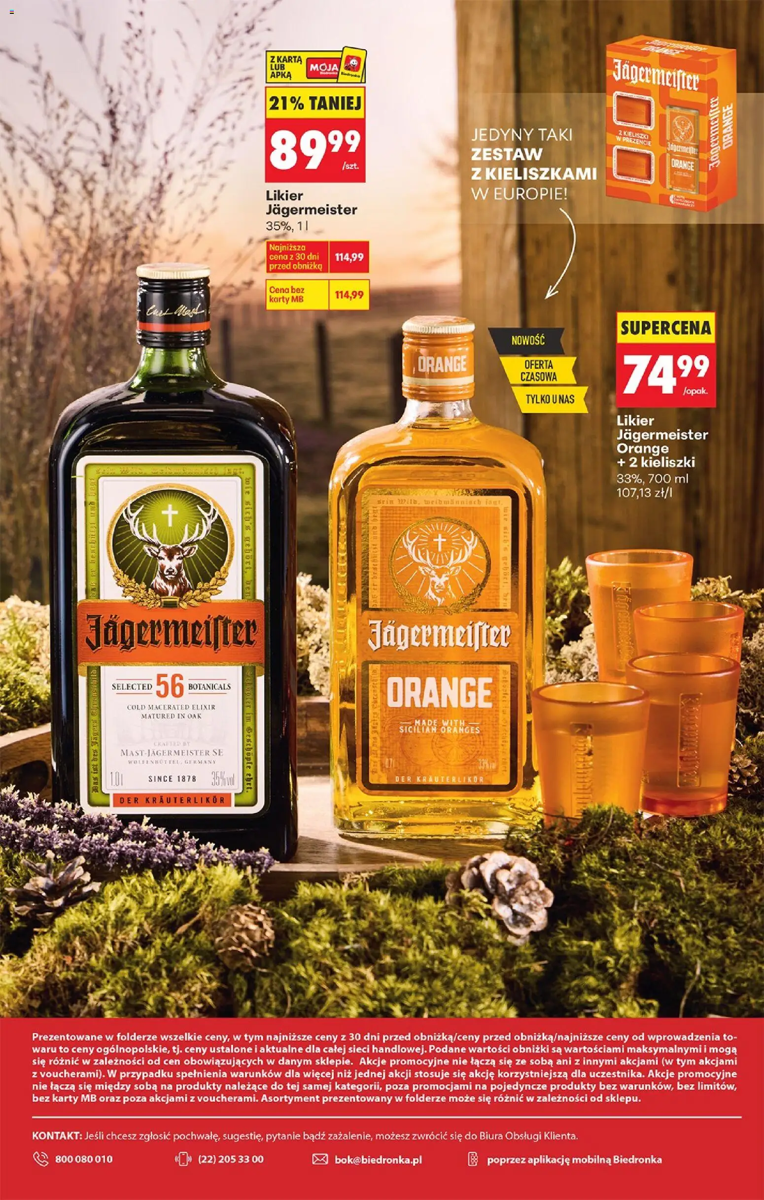 Biedronka Polsko leták - Czas na toast od 05.10.2026 | Strana: 37 | Produkty: Jägermeister, Jägermeister Orange, Karty