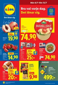 Lidl erbjudanden - Förhandsvisning av reklamblad från butik Lidl aktuell från 06/07/2026