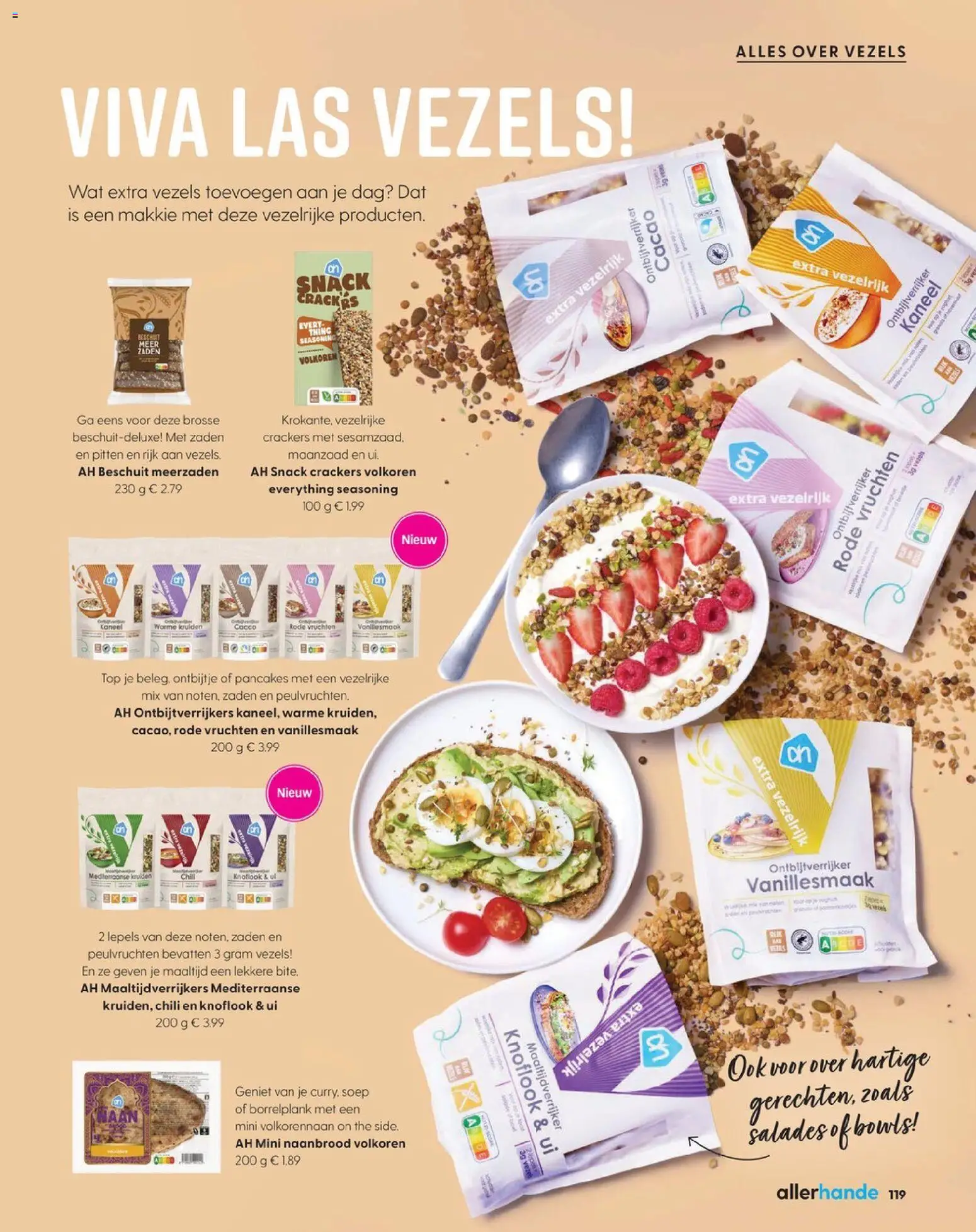 {H1} | Pagina: 90 | Producten: Crackers, Cacao, Pitten, Knoflook