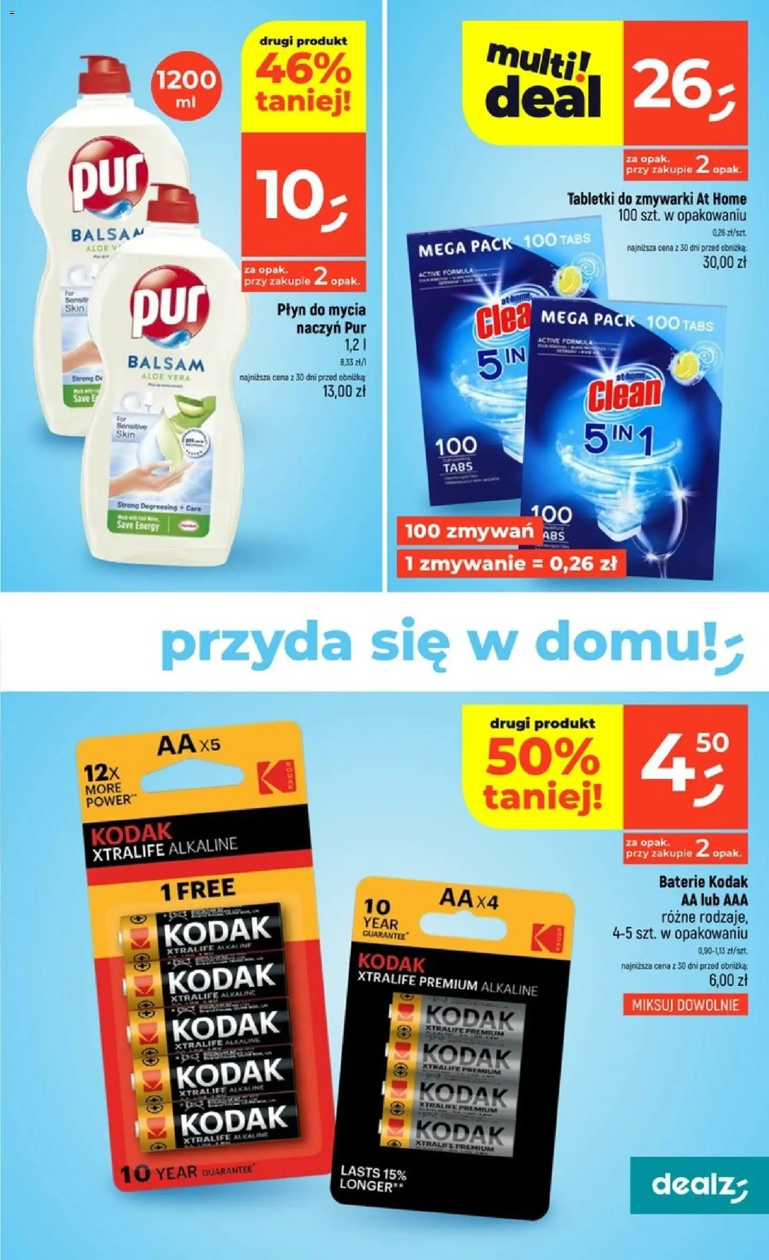 Dealz gazetka od 22.10.2026 | Strona: 33 | Produkty: Baterie, Tabletki do zmywarki