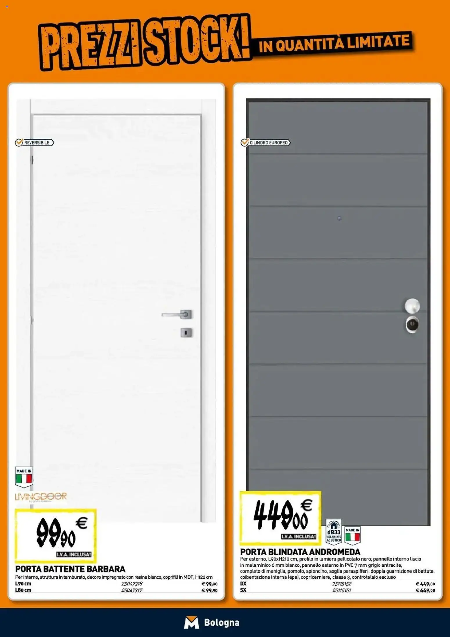 Nuovo TECNOMAT - Straordinari prezzi stock! dal 24/09/2026 > offerte anteprima 🛍️ | Pagina: 11 | Prodotti: Porta