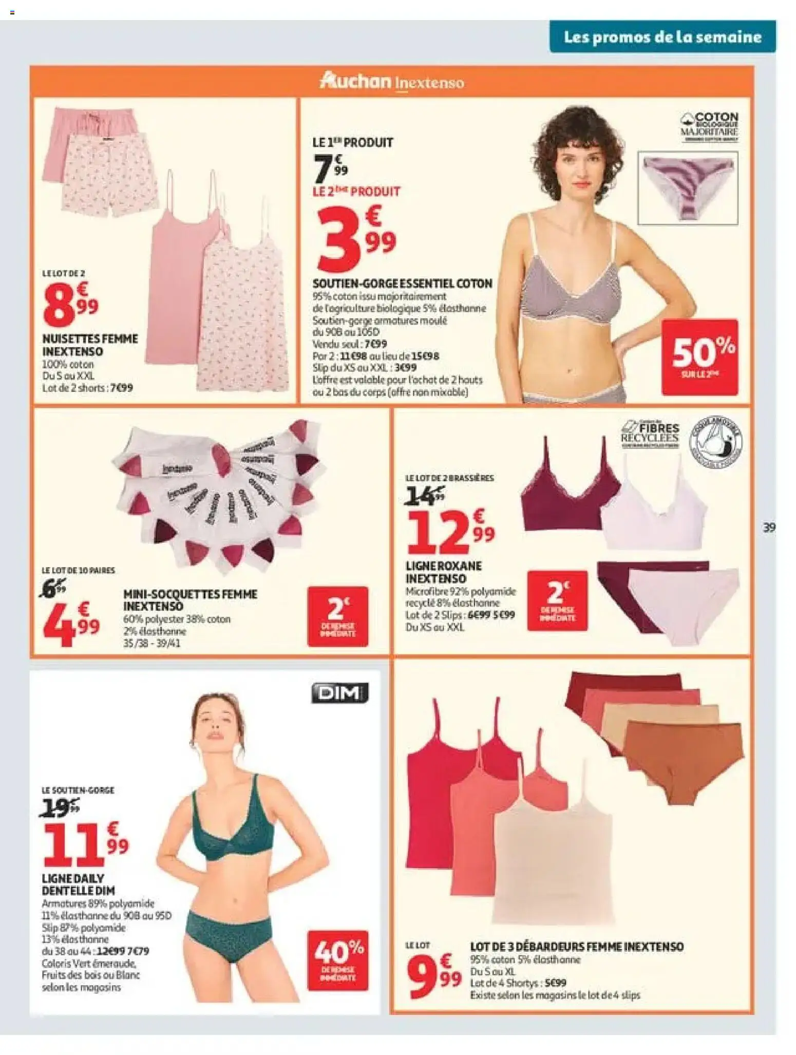 {H1} | Page: 39 | Produits: Coton, Fruits des bois, Fruits, Soutien-gorge