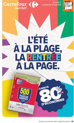 Carrefour Market - Prévisualisation de Carrefour Market Rentrée des classes 3 valide à partir de 11/08/2026