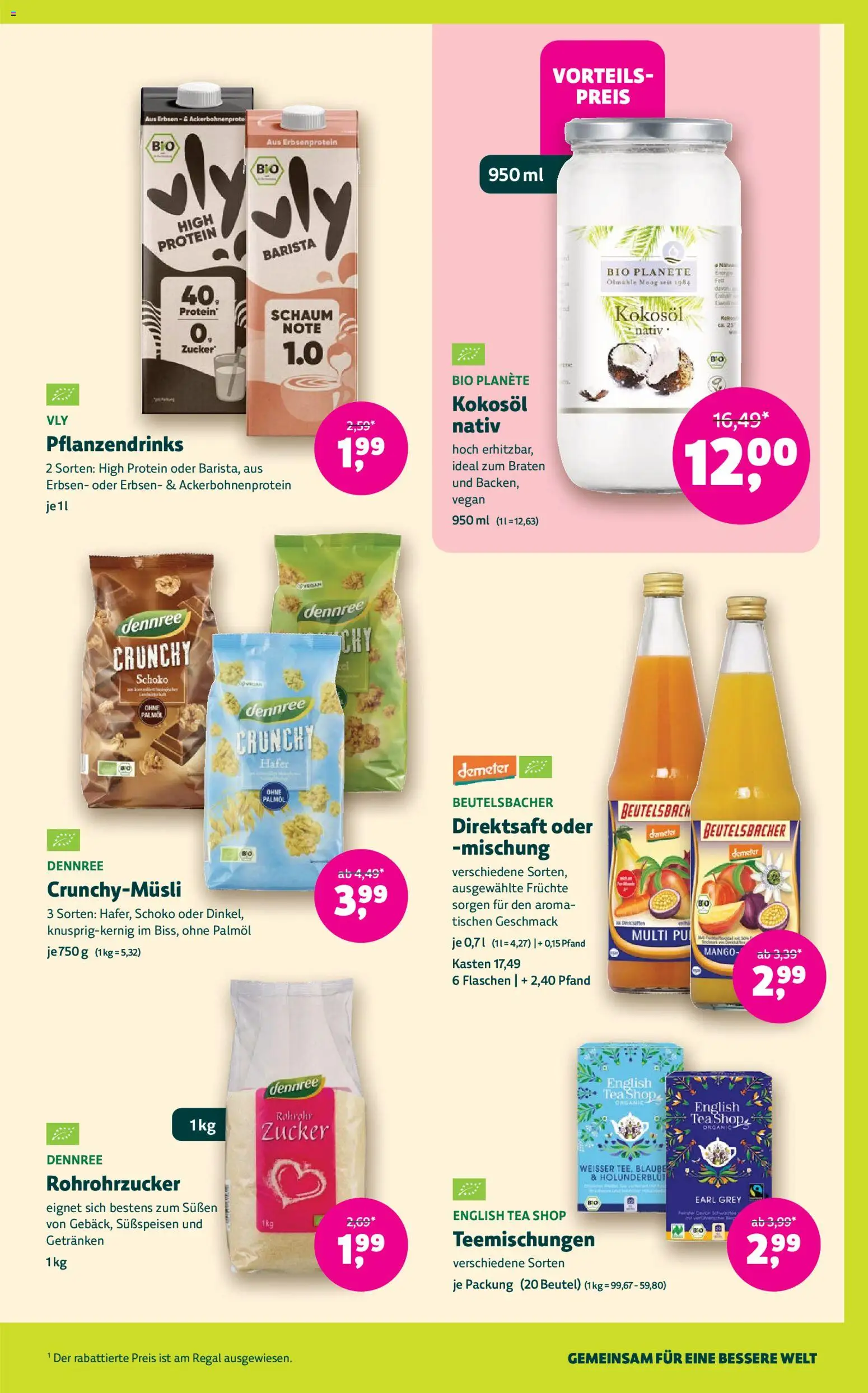 BioMarkt Prospekt – gültig ab 09.09.2026 | Seite: 11 | Produkte: Regal, Zucker, Mango, Erbsen