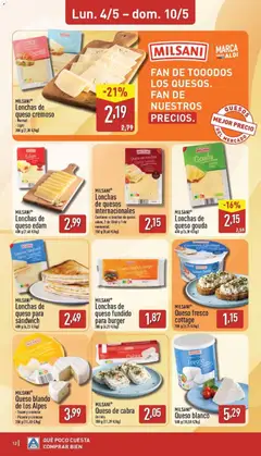 Vista previa MILSANI® Queso blando de los Alpes, Suave y cremoso / Picante y cremoso 350 g válido desde el 04.05.2026 | Página: 12