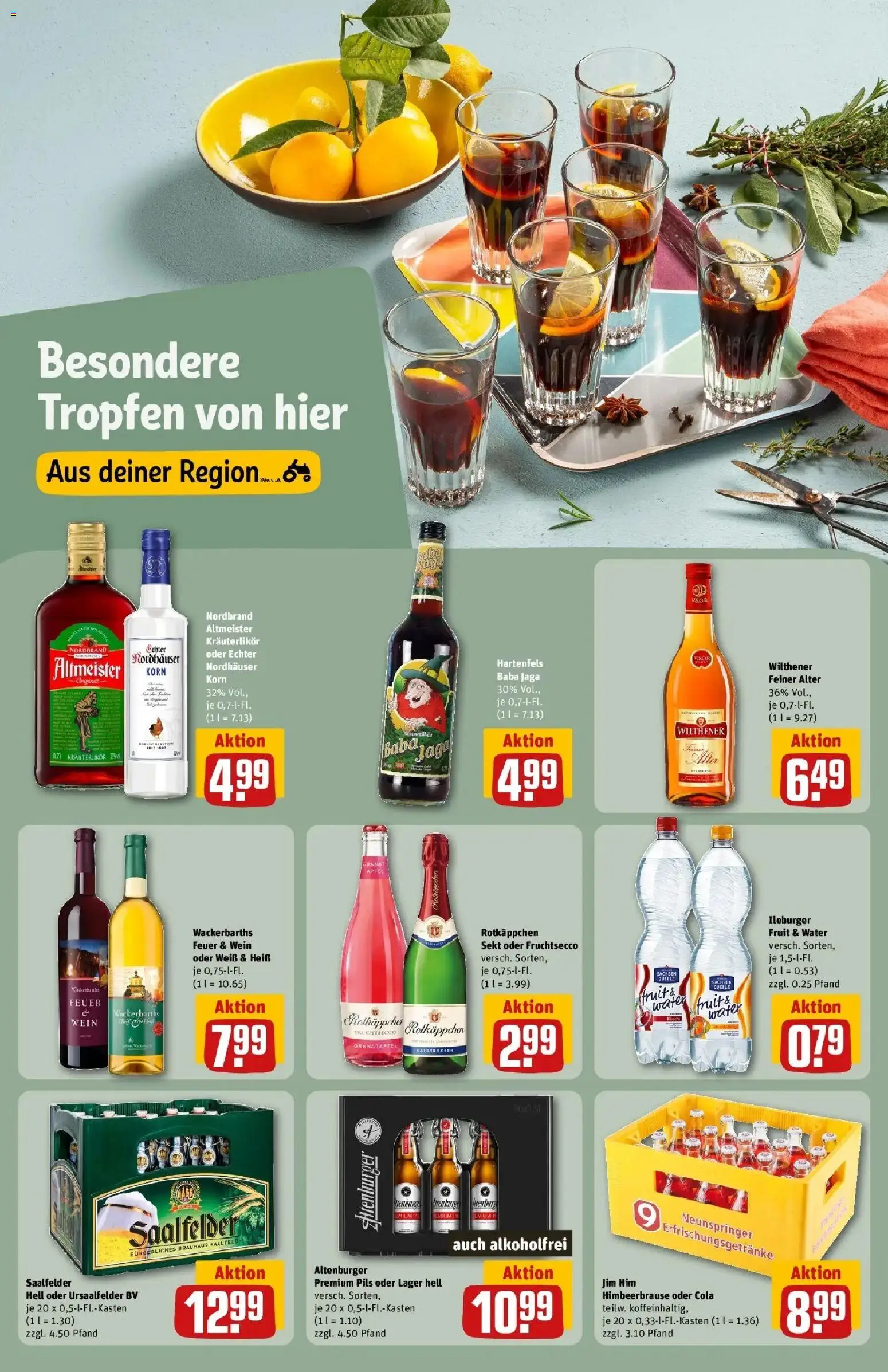 REWE Prospekt ab 12.10.2026 zum Blättern » Angebote | Seite: 23 | Produkte: Granatapfel, Wilthener, Rotkäppchen, Wein