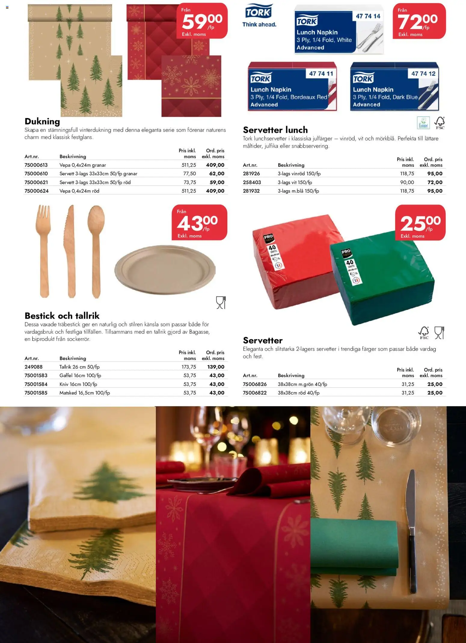 Lyreco reklamblad aktuell från 16/09/2026 | Sida: 11 | Produkter: Servetter