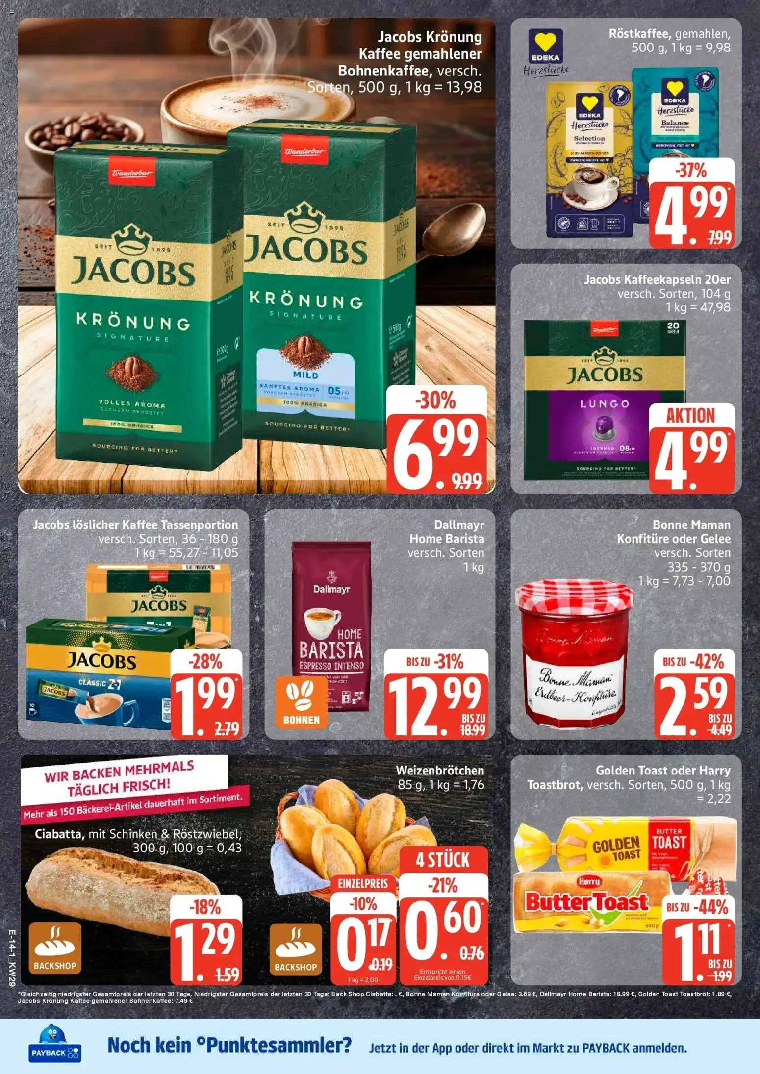 Marktkauf Prospekt Heide – gültig ab 13.07.2026 | Seite: 17 | Produkte: Butter, Kaffee, Dallmayr, Bonne maman