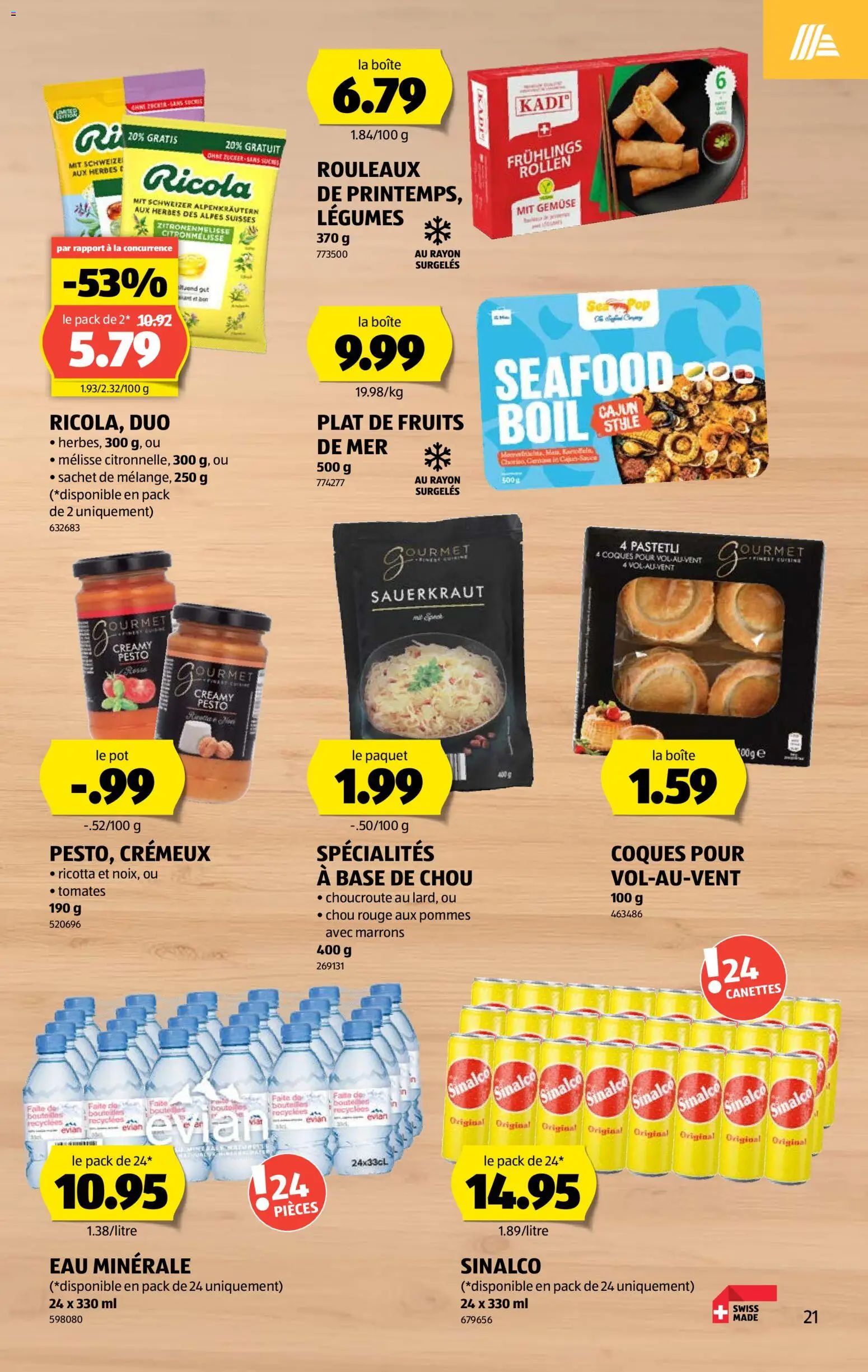 Aldi aktionen FR – gültig ab 22.10.2026 | Seite: 21 | Produkte: Rouge, Gemüse, Ricotta