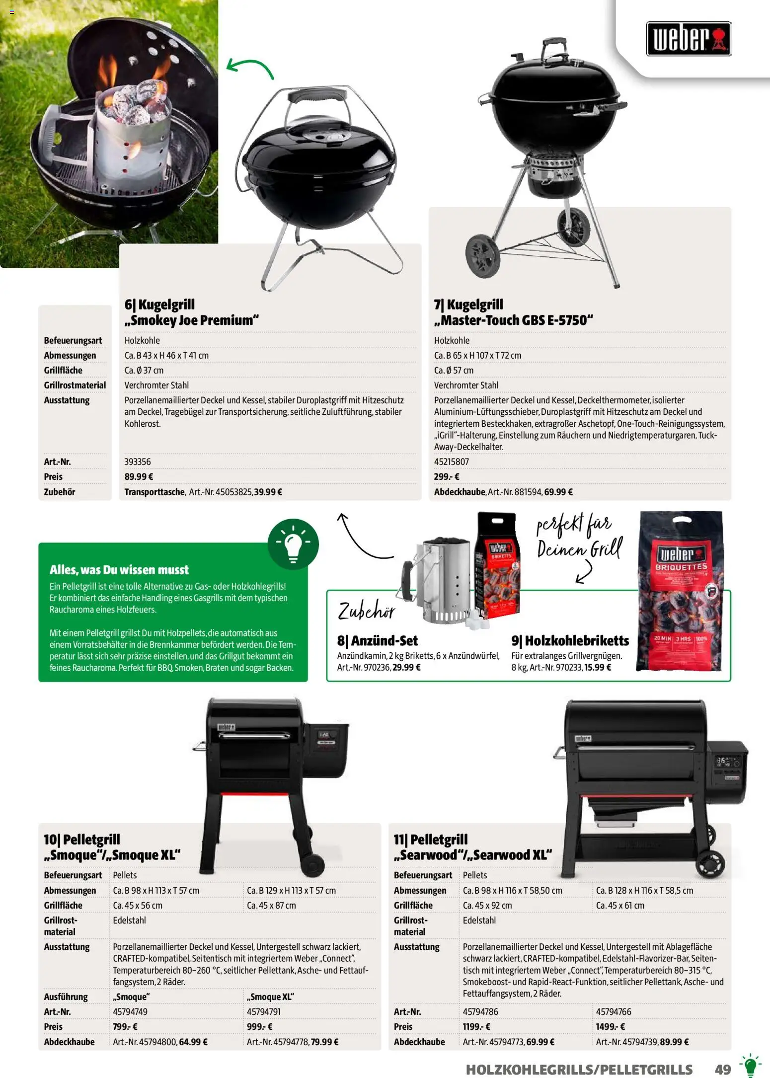Hagebau Gartenjahr gültig ab 13.03.2026 | Seite: 49 | Produkte: Grill, Tisch