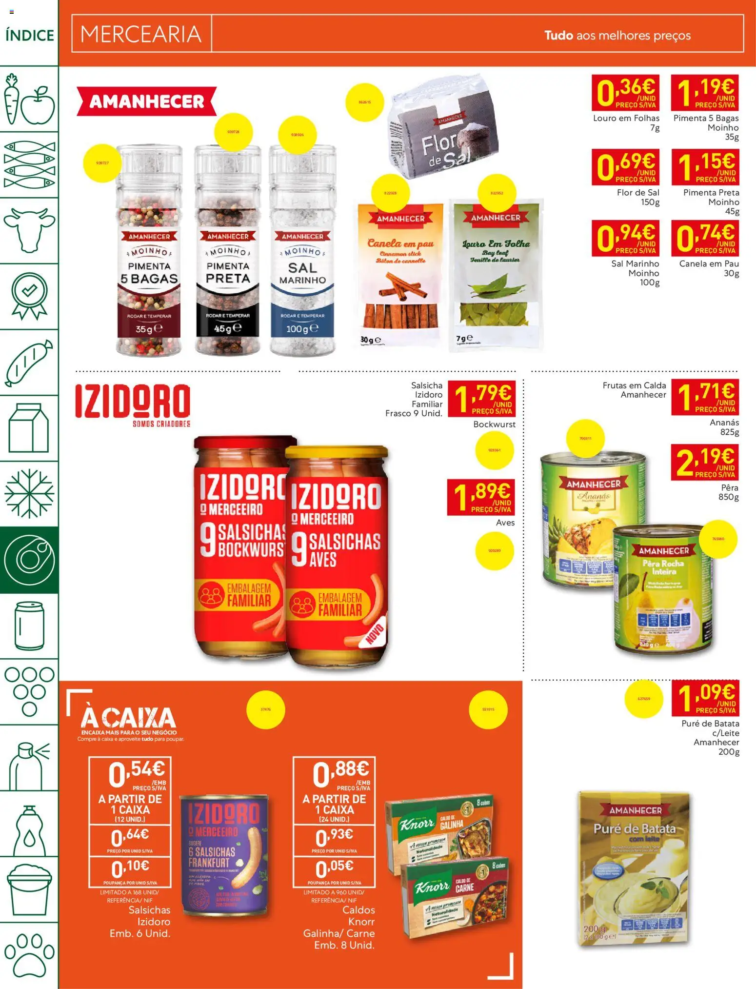 Recheio folheto Madeira │ válido de 09.06.2026 | Página: 20 | Produtos: Batata, Knorr, Sal, Carne