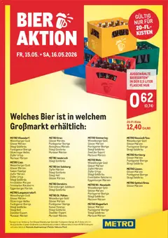 Metro angebote Bieraktion ab 15.05.2026 gültig