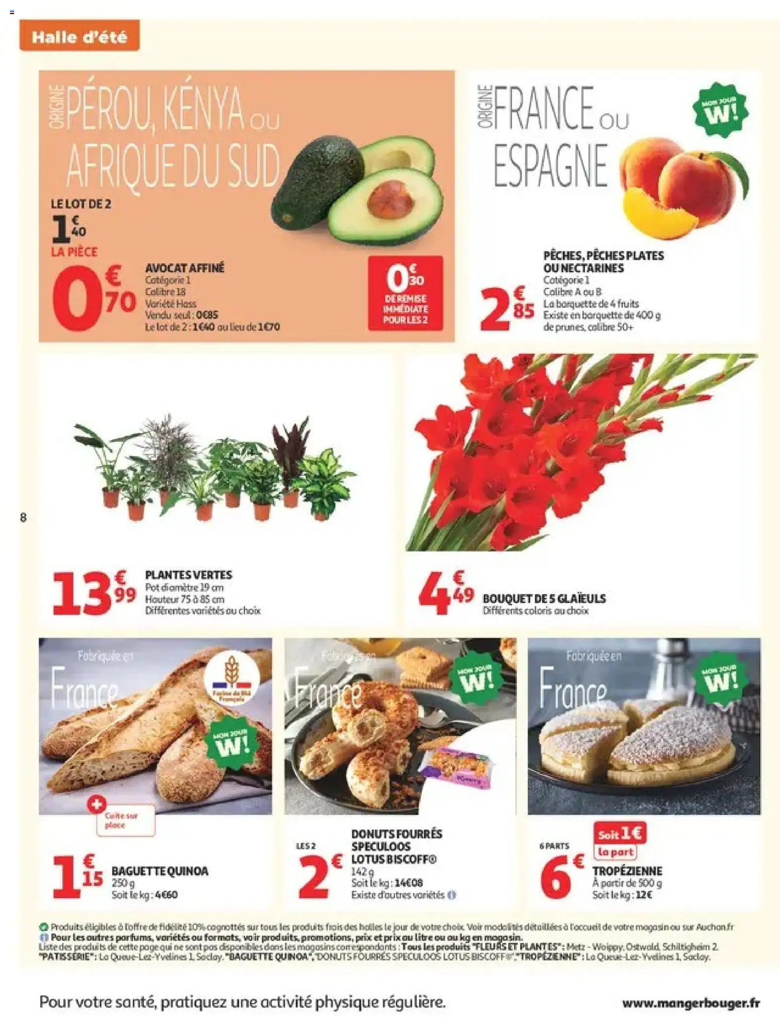 {H1} | Page: 8 | Produits: Avocat, Plantes, Fleurs et plantes, Quinoa