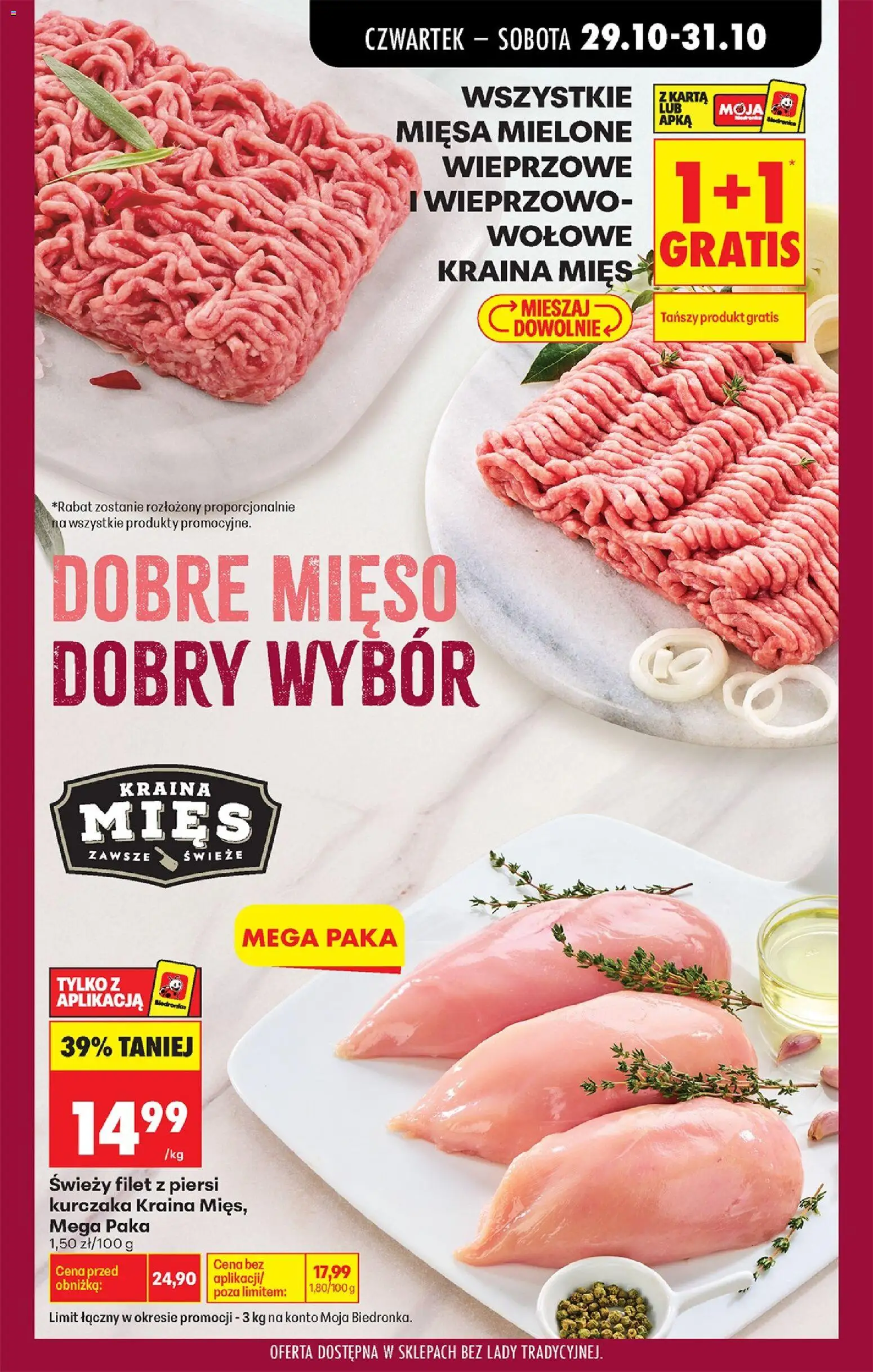 Biedronka Polsko leták - Codziennie niskie ceny od 29.10.2026 | Strana: 41 | Produkty: Filet