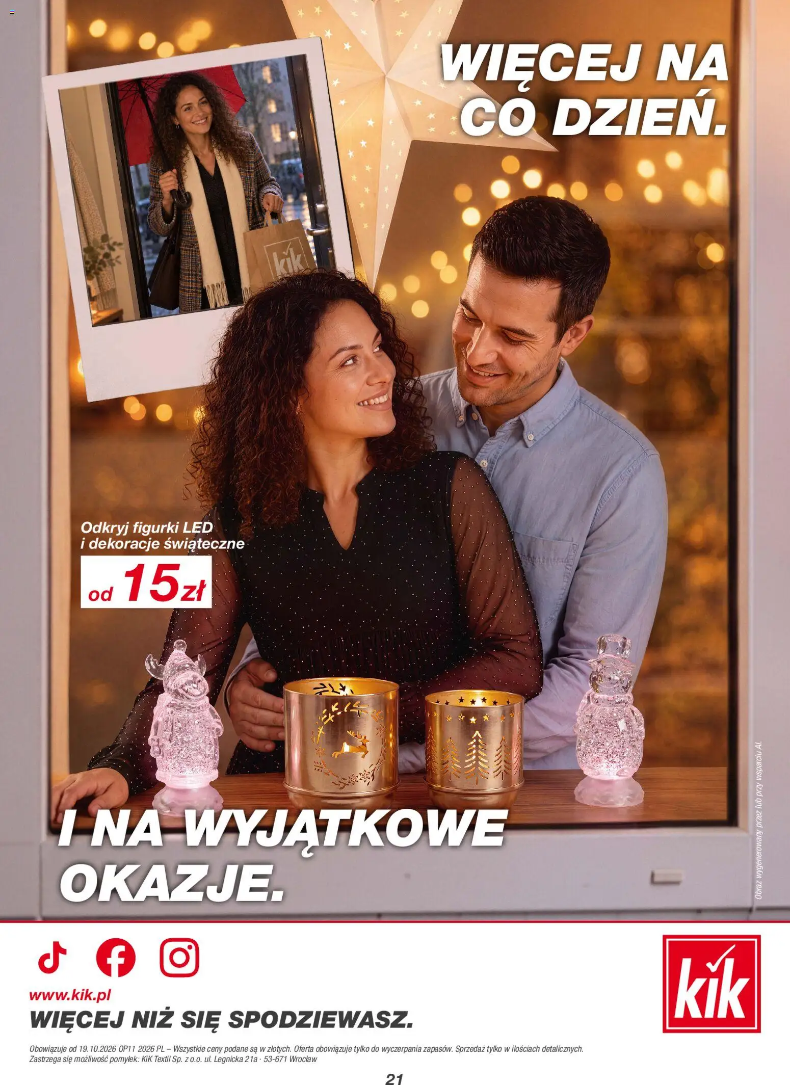 Kik gazetka od 19.10.2026 | Strona: 21 | Produkty: Figurki, Dekoracje