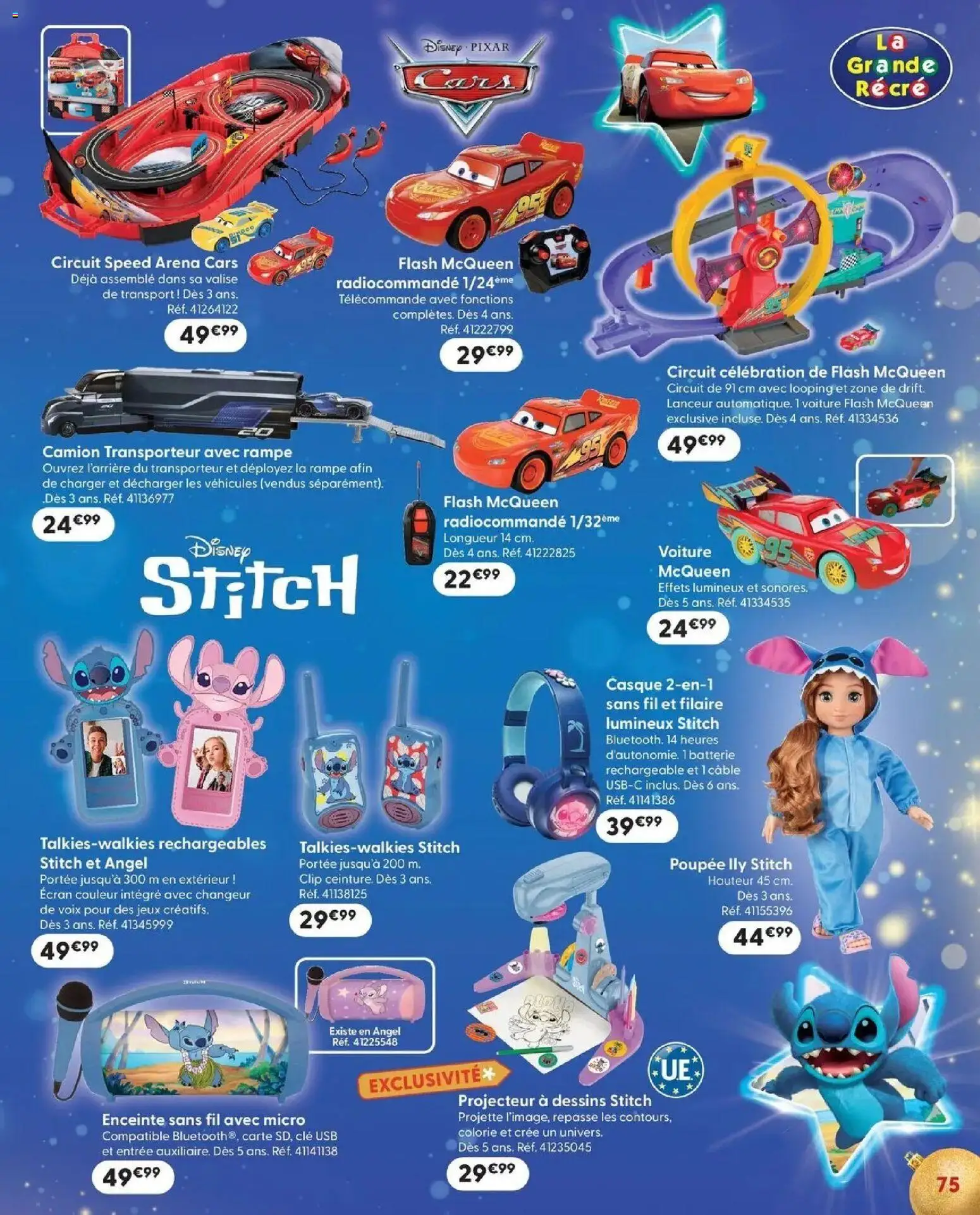 La Grande Récré - LE NOËL DE TOUTES LES PASSIONS à partir du 14/10/2026 - promo en ligne | Page: 75 | Produits: Enceinte, USB, Clé, Télécommande