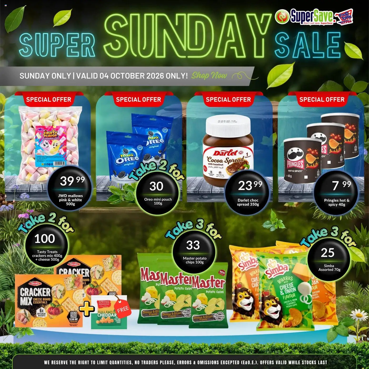 New Super Save catalogue – valid from 04/10/2026 | Page: 5 | Products: Meadow, Oreo, Cheese, Onion