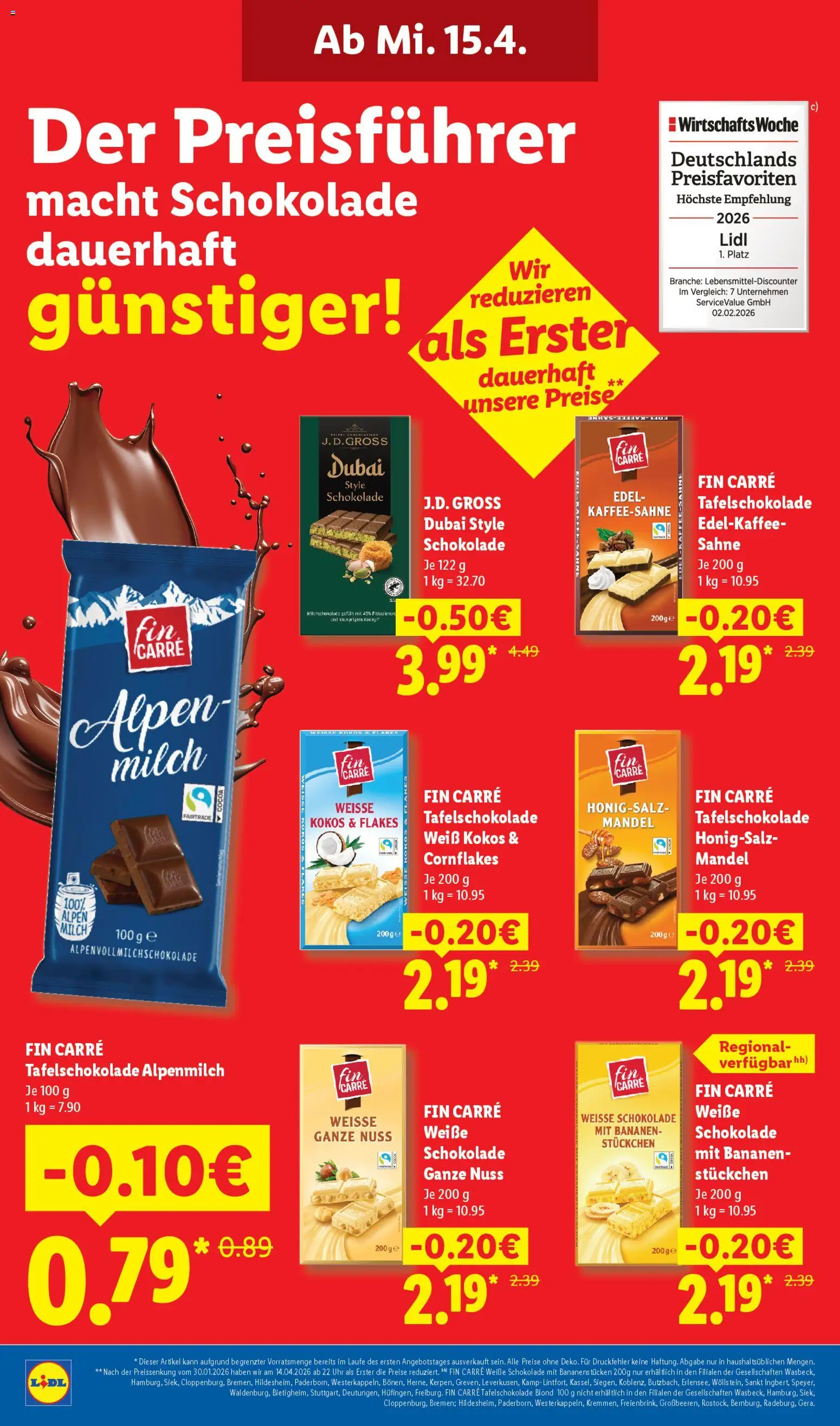 Lidl Prospekt – gültig ab 13.04.2026 | Seite: 2 | Produkte: Esstisch, Sofa, Bad, Telefon