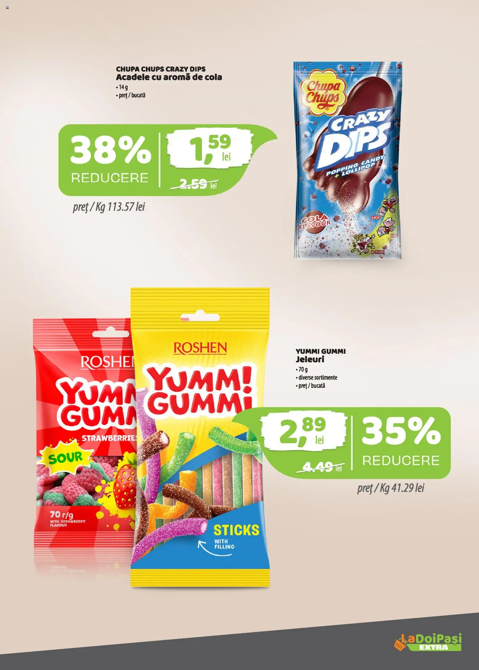 Noul catalog LaDoiPași – valabil de la 01.07.2026 | Pagină: 8 | Produse: Amerikan servis, Jeleuri, Acadele