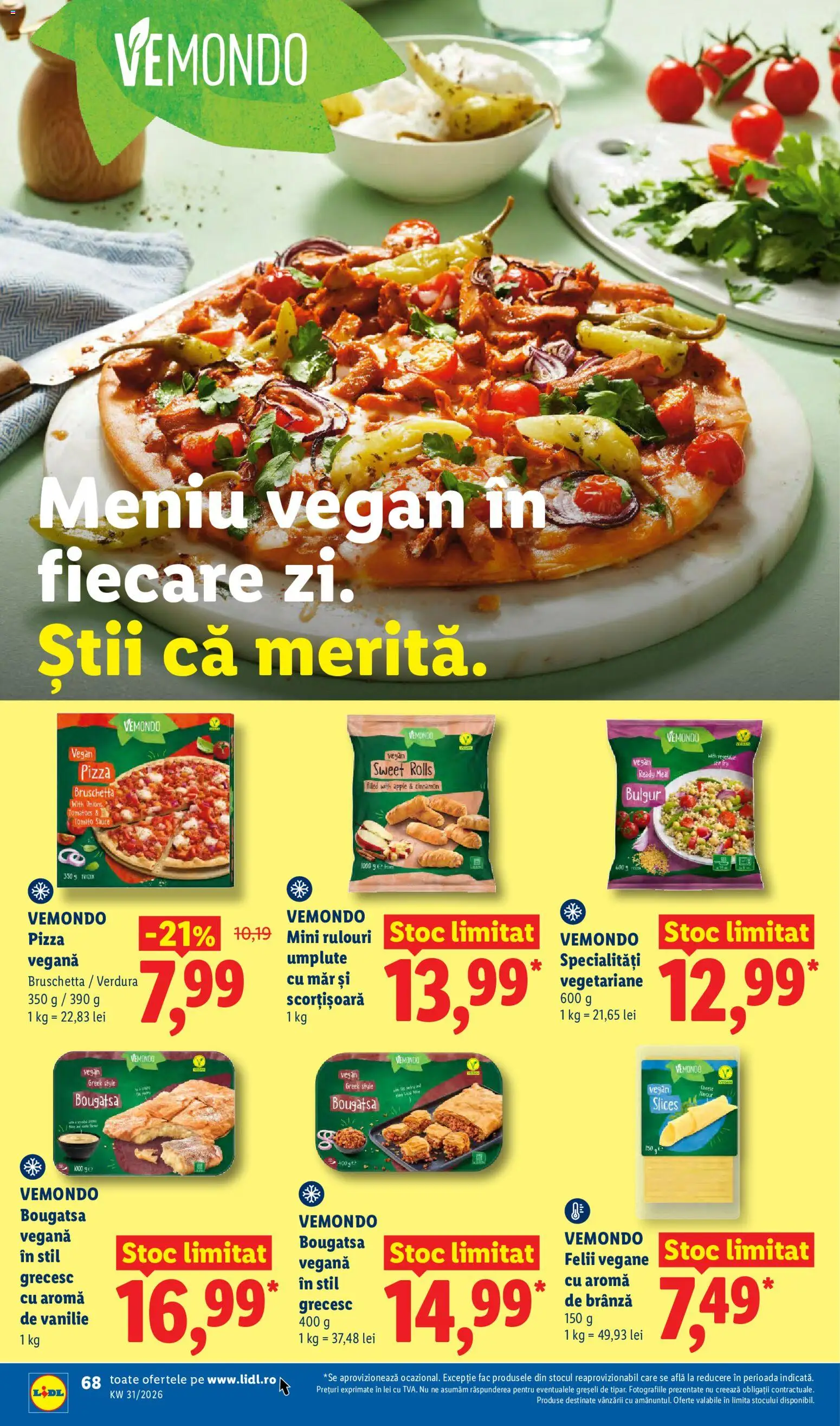 Noul catalog Lidl – valabil de la 27.07.2026 | Pagină: 68 | Produse: Style, Vemondo, Apple, Pizza