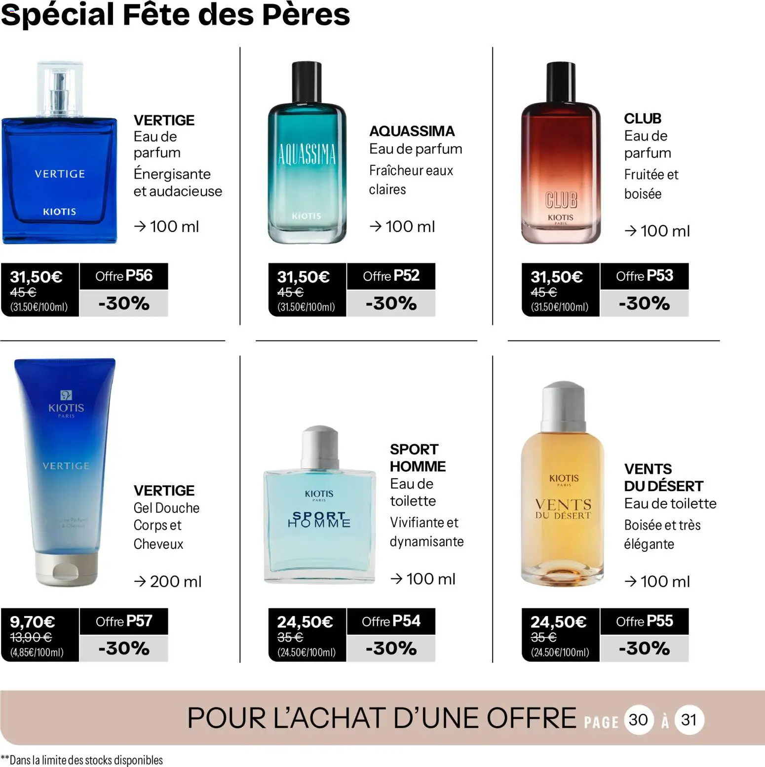 {H1} | Page: 30 | Produits: Parfum, Eau de toilette, Douche, Eau de parfum