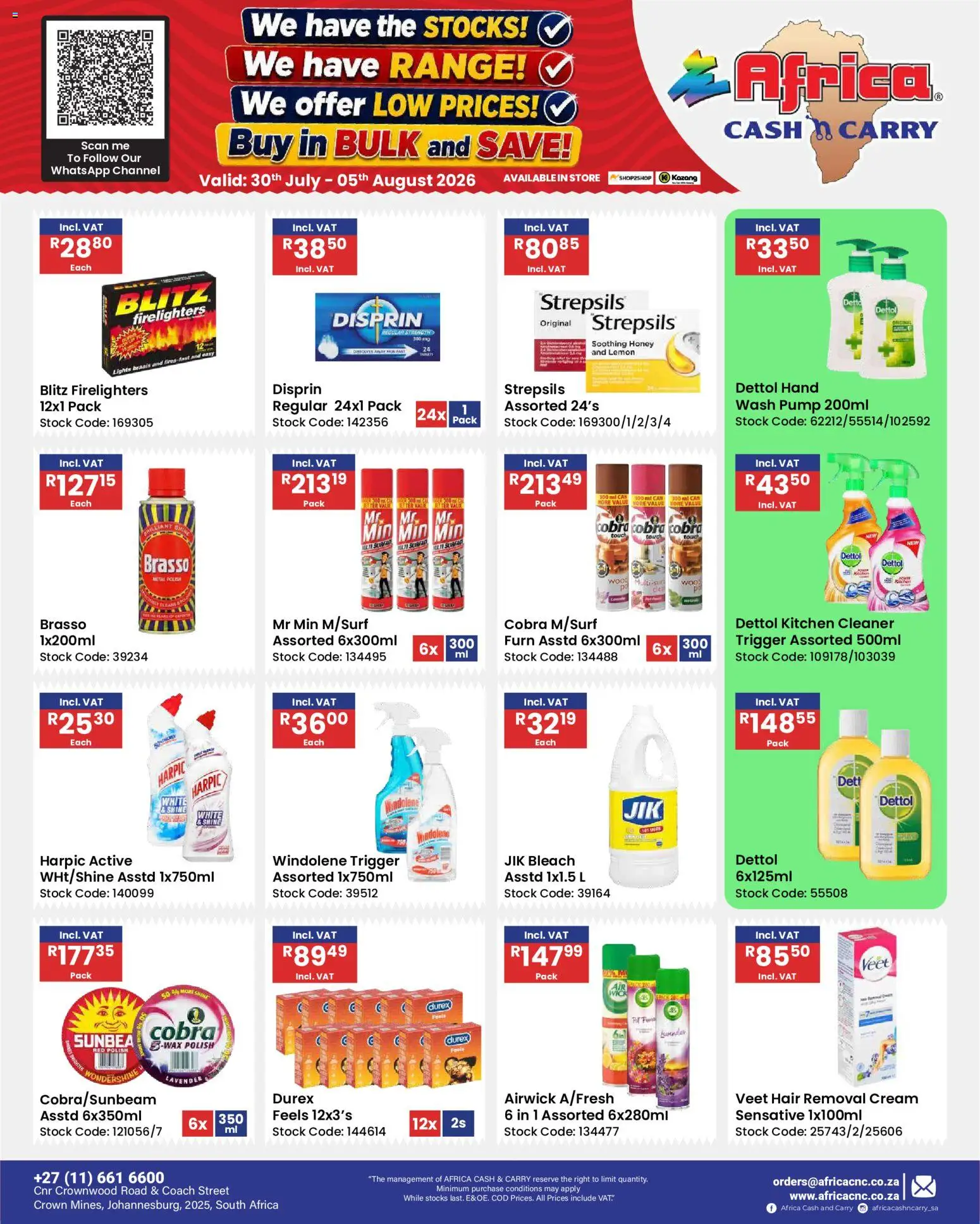 New Africa Cash & Carry catalogue – valid from 30/07/2026 | Page: 74
