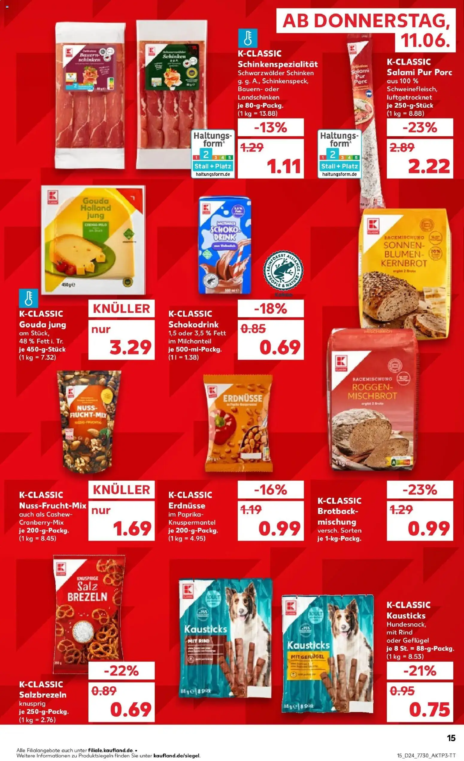 Kaufland Prospekt Dörfles-Esbach – gültig ab 08.06.2026 | Seite: 24 | Produkte: Erdnüsse, Gouda, Blumen, Paprika