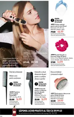 Ofertele Oriflame valabile de la 29.07.2026 | Pagină: 122 | Produse: Pieptene, Mâner, Perie