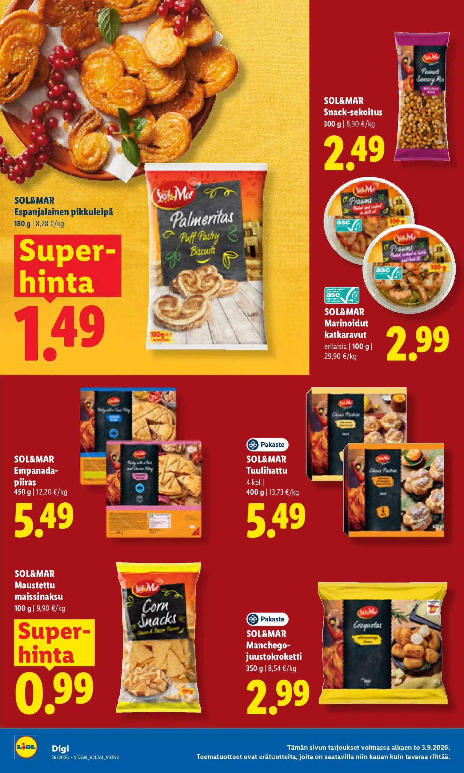Lidl tarjoukset - Tampere – voimassa 03/09/2026 alkaen | Sivu: 11
