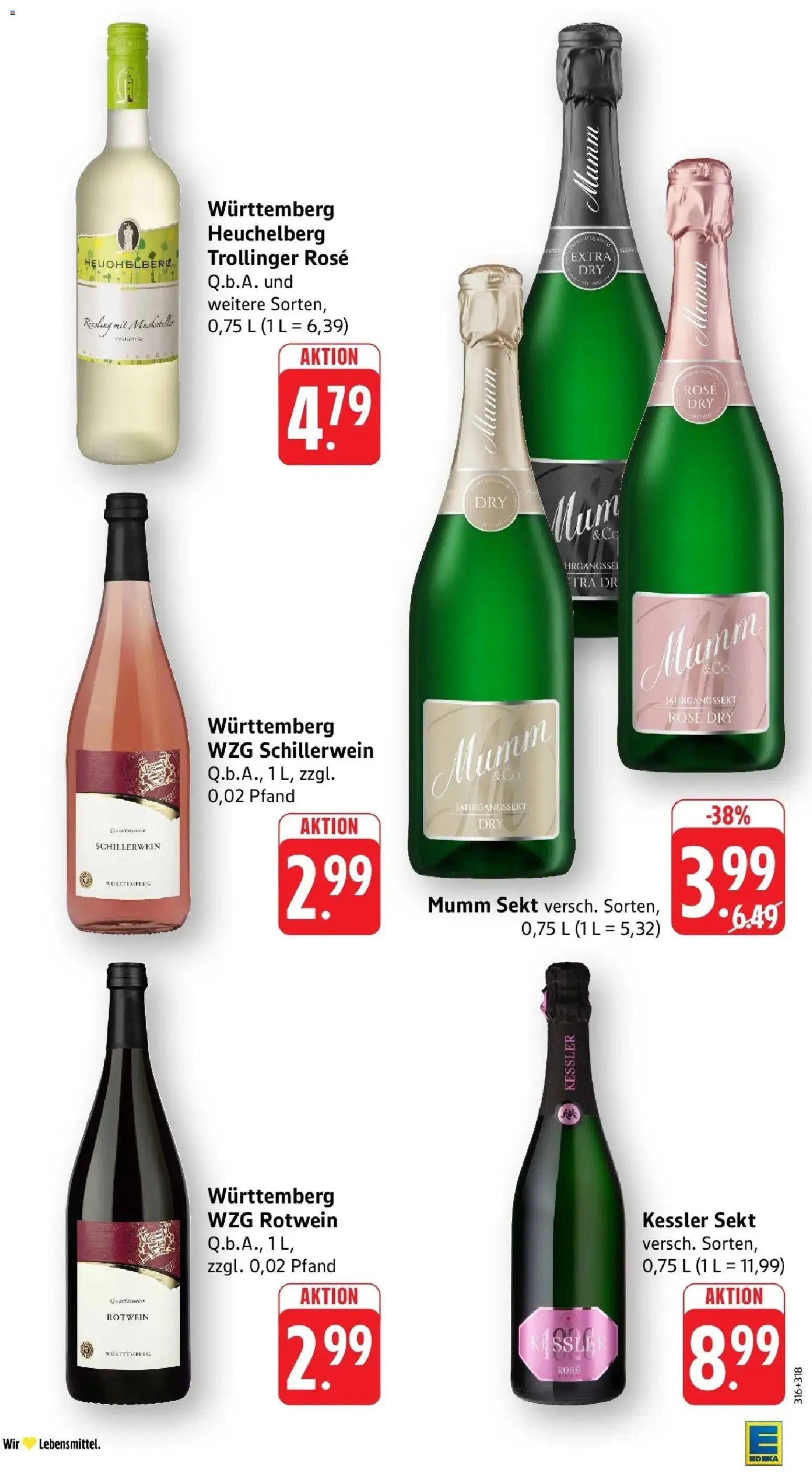 E center - E center: Wochenangebote – gültig ab 28.06.2026 | Seite: 34 | Produkte: Mumm sekt, Rotwein, Sekt