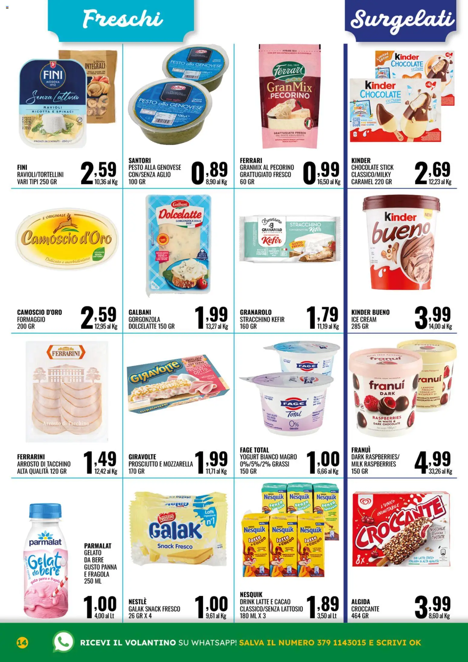 Volantino GECOP del 24/08/2026 | Pagina: 14 | Prodotti: Arrosto, Lamponi, Ravioli, Gorgonzola